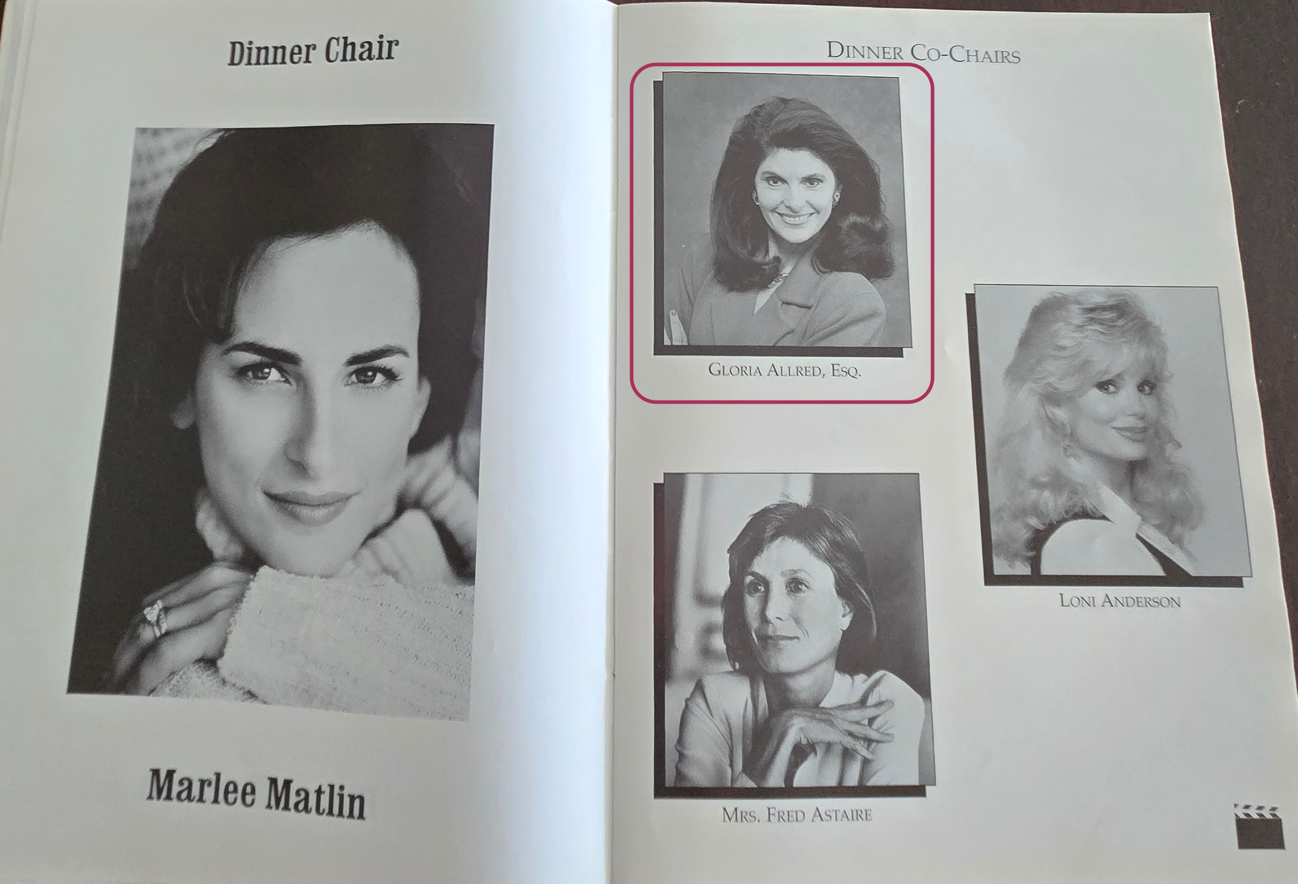 Gloria Allred as Co-Chair